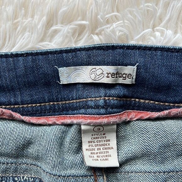 Refuge Crop Capri Jeans Pants Size 9 - Picture 6 of 6